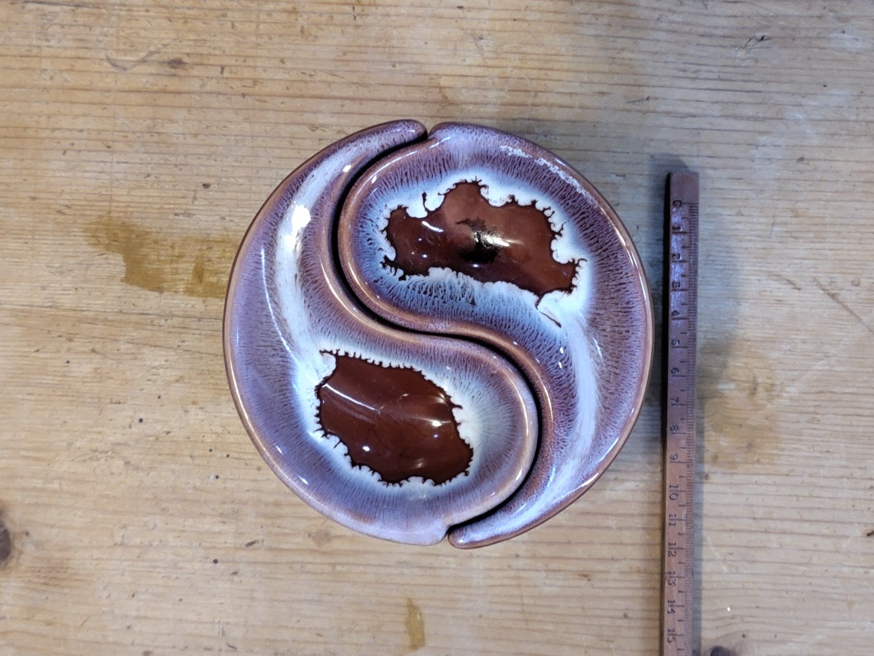 Portacandele: Keramik Yin Yang Duft Schale – Usato da Steinhof SO venduto da Morepointless