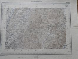 Alte Schweizer Landeskarte Stanserhorn Blatt 379, 1893/ 1942