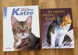 Zwei Katzenbuecher: Enzyklopädie der Katze, So denkt meine K
