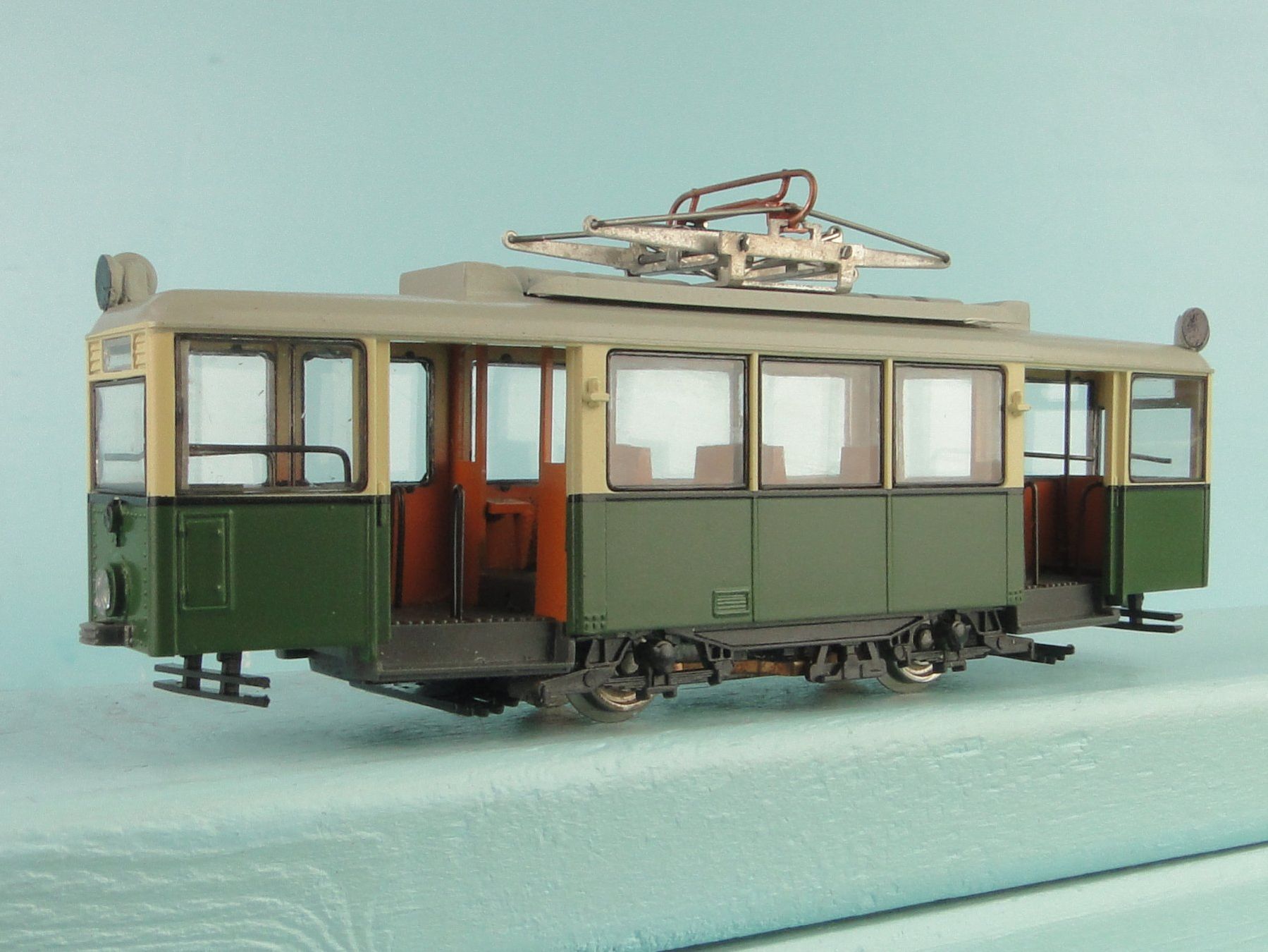 Liliput Modellini di ferrovie: Liliput H0m Strassebahn Motorwagen – Usato da Bülach venduto da cann11
