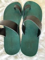 Moo Choo Sandalen dunkelgrün/schwarz Grösse 42