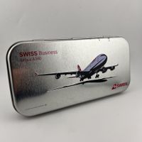 Original Vintage Flugreise-Set Swissair Business Airbus A340