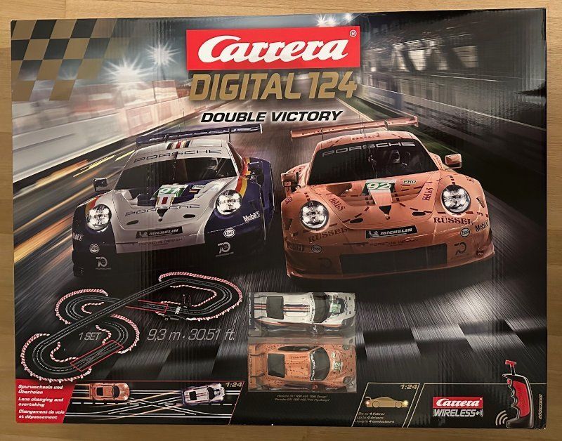 Carrera Piste: Carrera Digital 124 Double Victory | neu – Nuovo e nell'imballaggio originale da Locarno venduto da charlotte2008