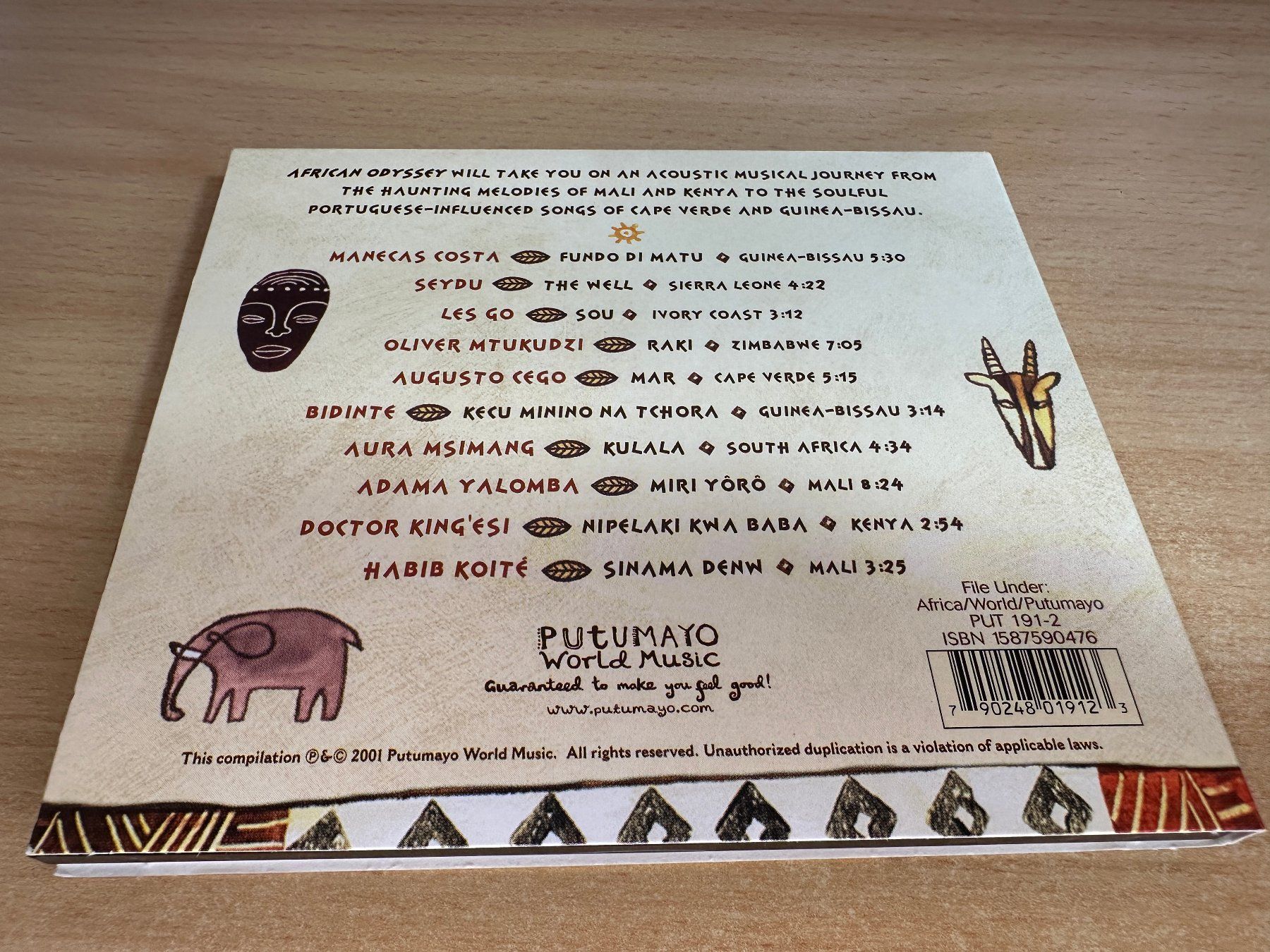 CD: Various – African Odyssey – Usato da Rikon im Tösstal venduto da Alpenmutz 1