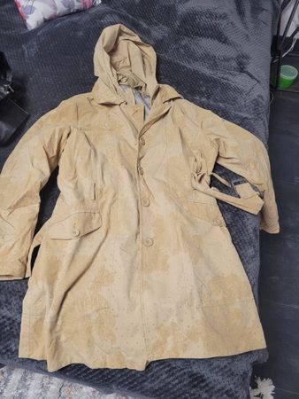 Desigual, Damen Übergangsjacke, beige, Trenchcoat mit Kapuze