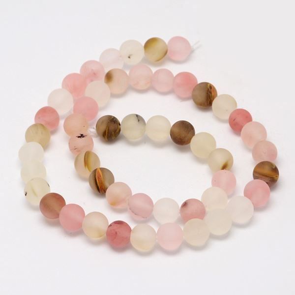 Perle (finte): Tigerskin 12mm, matt, 1 Strang – Nuovo (secondo la descrizione) da Alpnachstad venduto da perlengaby 1