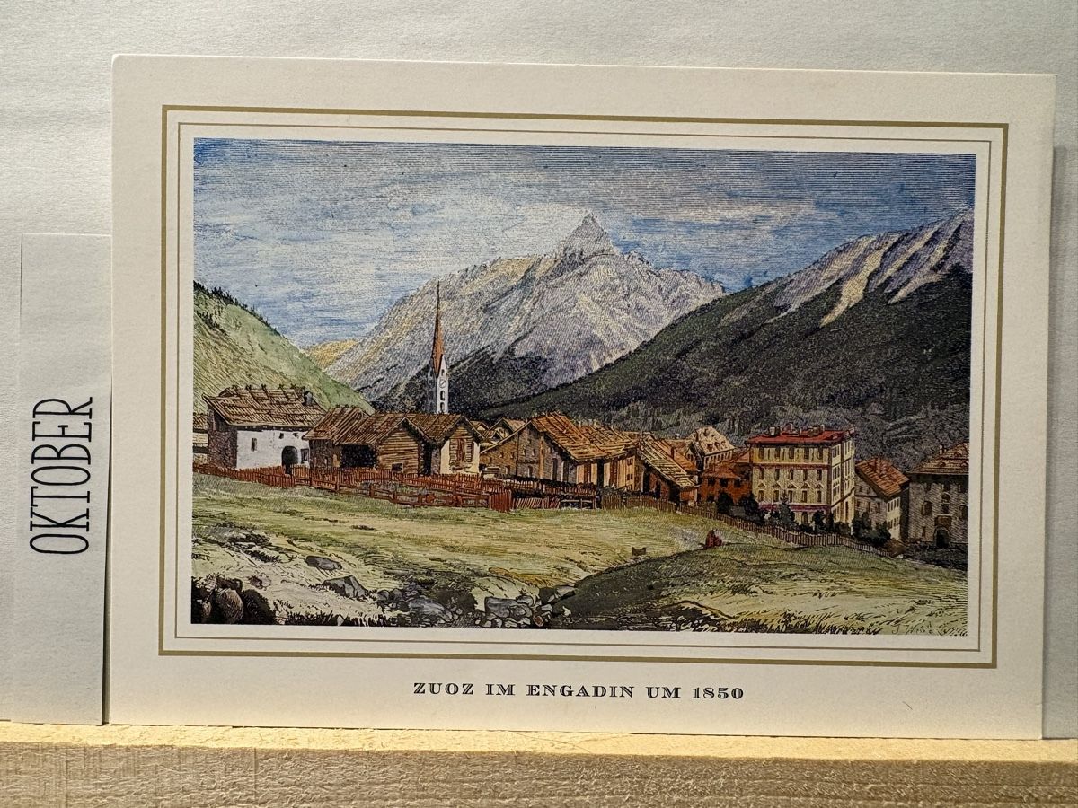 Ansichtskarten: SK mit Bild von Zuoz – Gebraucht aus Rümlang von Brieftaube1