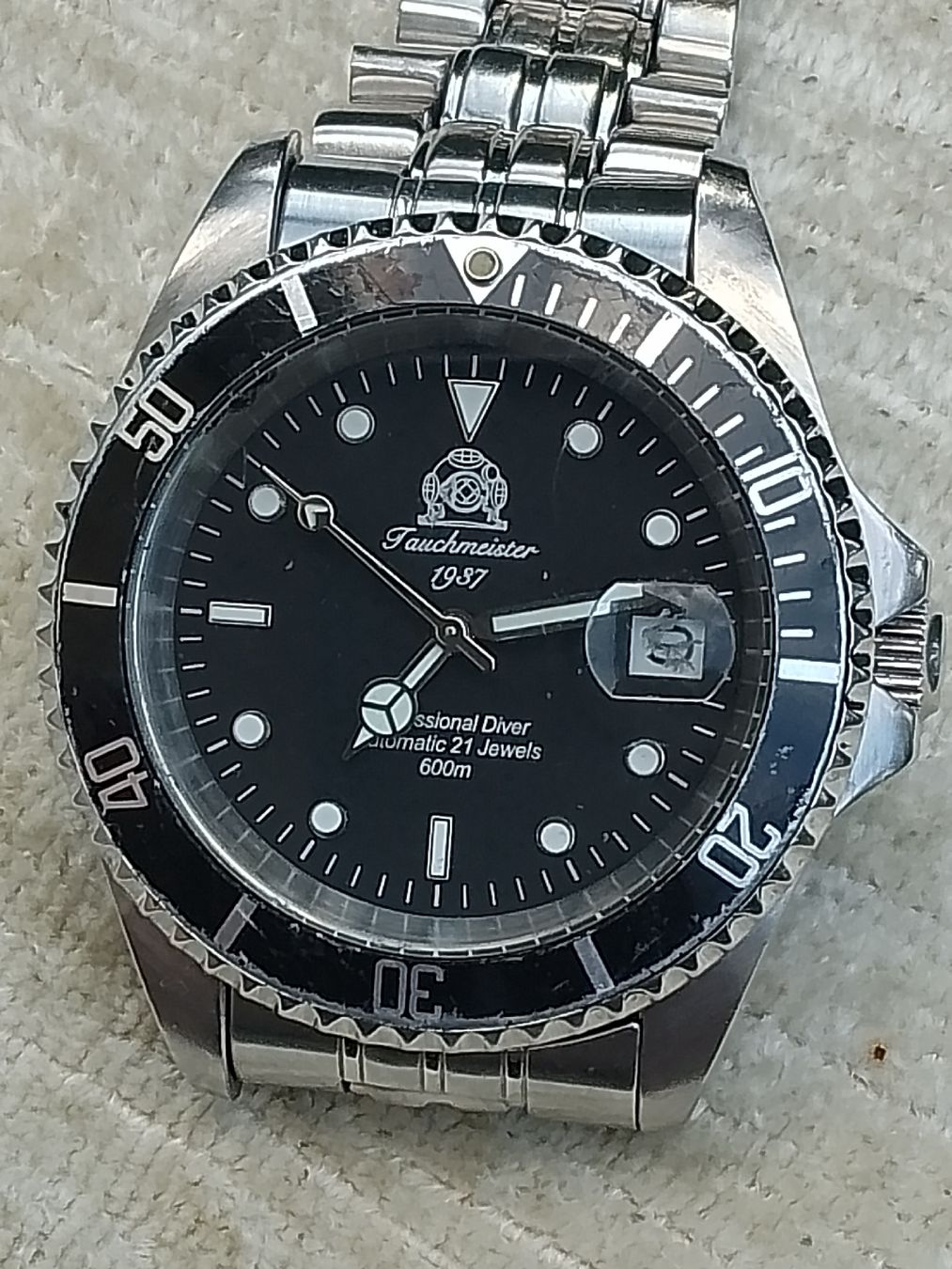 Uhren: Tauchmeister 600m Automatic 40mm läuft – Gebraucht aus Agno von sam2608
