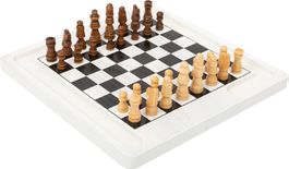 Echecs et Dames en bois ( NEUF )
