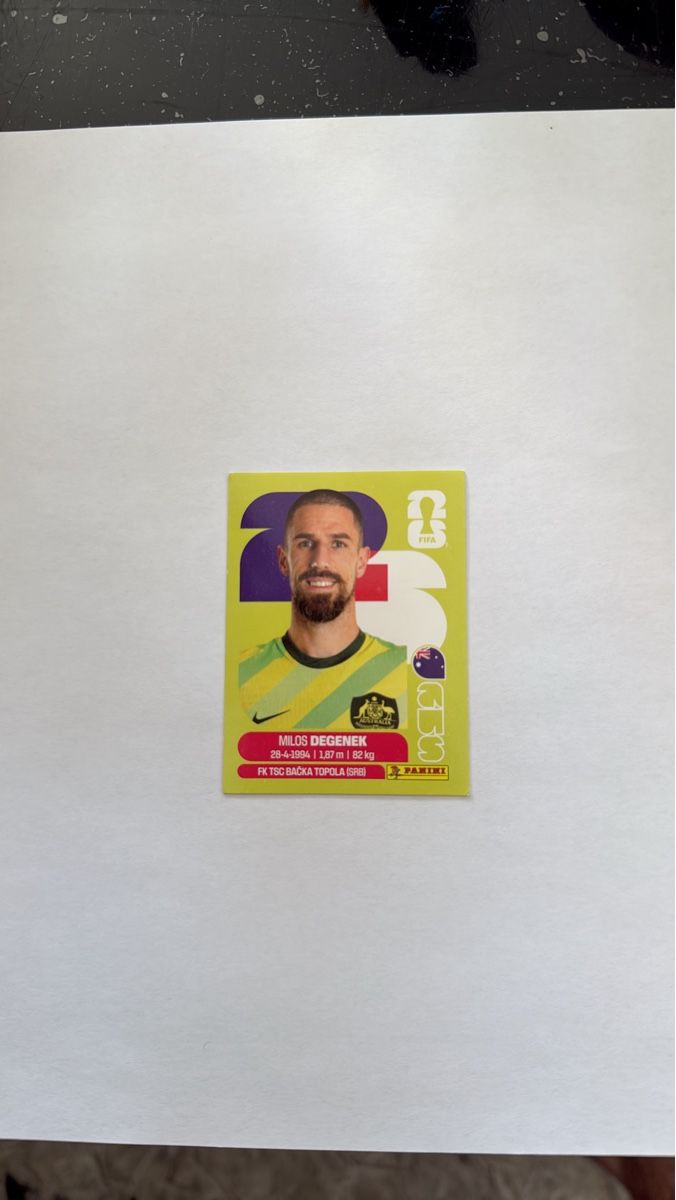 Panini Cartes à collectionner: Milos Degenek AUS 10 – Neuf (Voir description) à Zürich par Maeckes