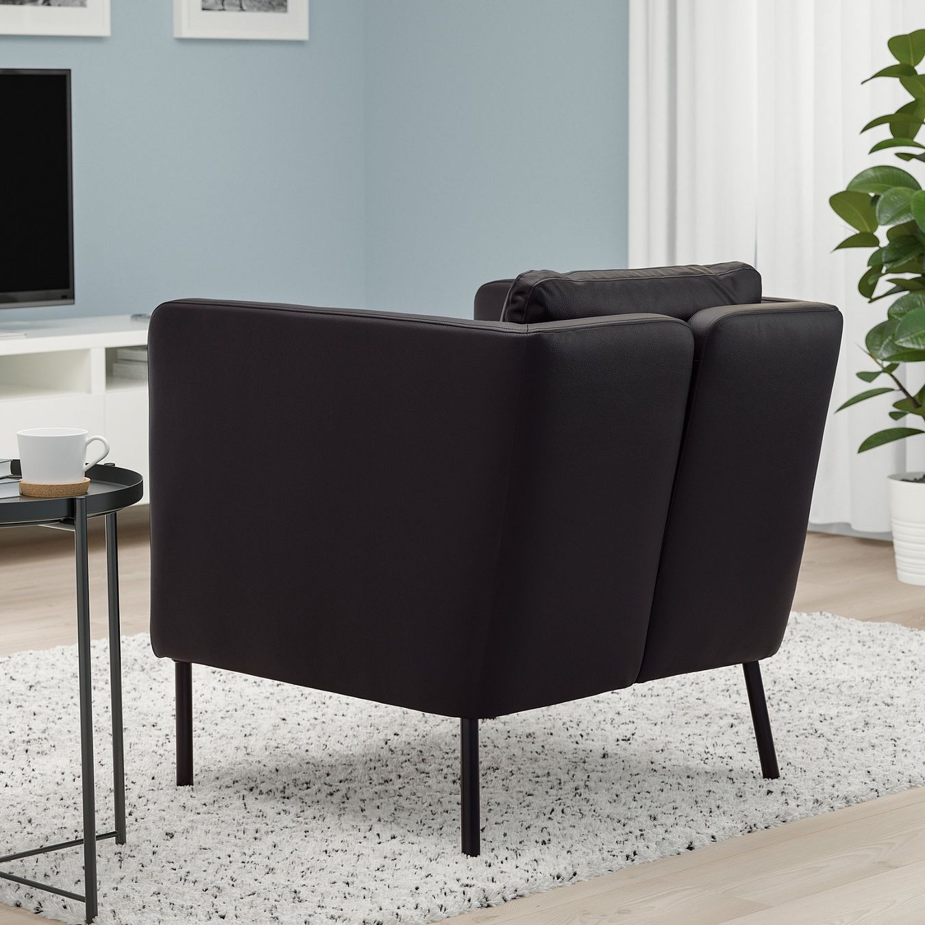 Ikea Poltrone: IKEA EKERÖ Sessel, Bomstad schwarz 70494588 – Nuovo e nell'imballaggio originale da Pratteln venduto da IKEA_Pratteln 1