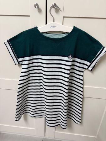 Petit Bateau Shirt Gr. 128, gestreift, Guter Zustand!