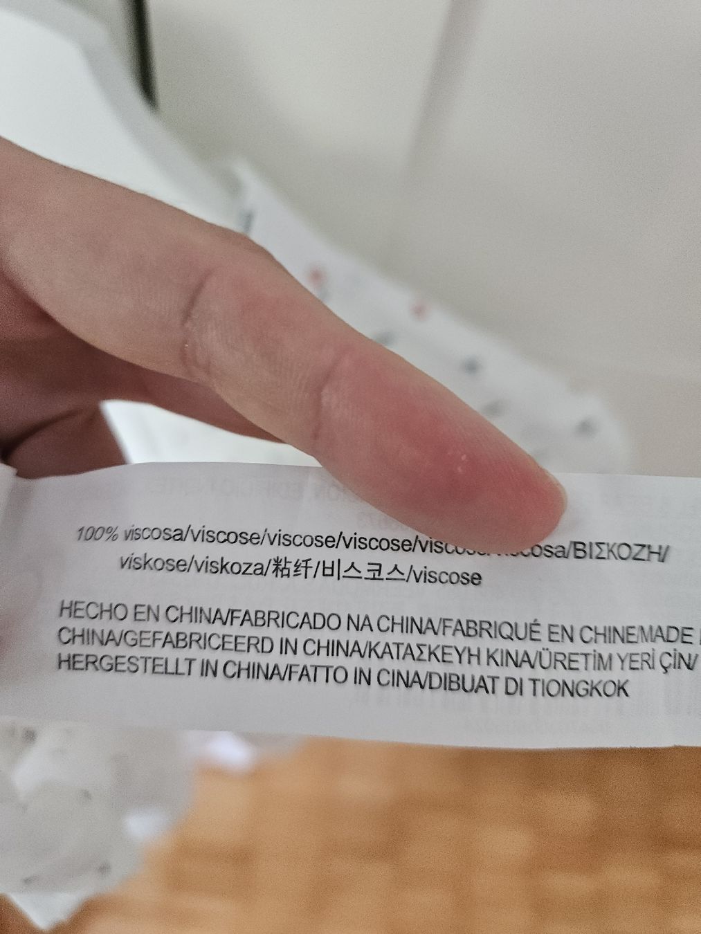 Pull&Bear Camicette: Pull&Bear Bluse, Gr. S, weiss mit Muster, Viskose – Nuovo (secondo la descrizione) da Zürich venduto da LK0138 4