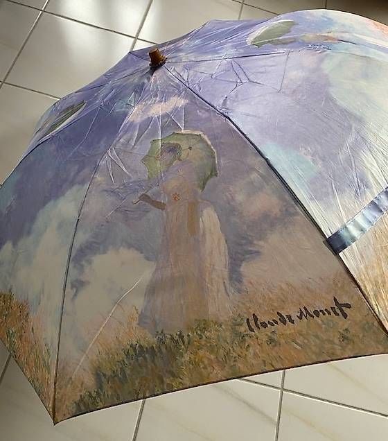 Regenschirme: Parapluie unique avec impression Claude Monet – Neu (gemäss Beschreibung) aus Etoy von v1marianne