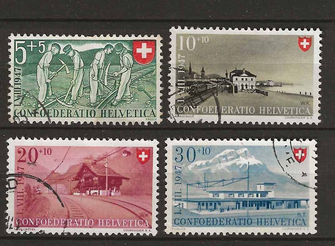 Tutti i francobolli: PP047  - Pro Patria 1947 obl. – Usato da Trélex venduto da Phil_Albert