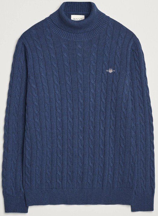 Gant Maglioni & Felpe: GANT Cotton Cable Turtle Neck Pullover Gr. L (20376) – Nuovo (secondo la descrizione) da Zürich venduto da fundsachenverkauf 1