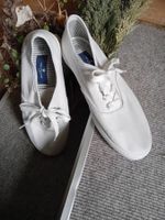 Weisse TOM TAILOR Stoffschuhe Gr. 38