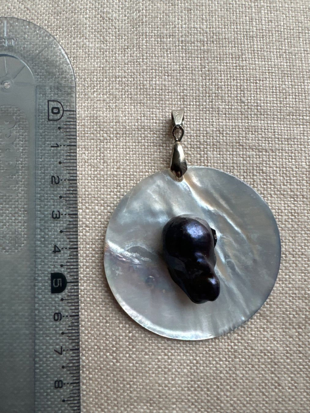 Anhänger: Anhänger mit Muschel und grosser Perle – Neu (gemäss Beschreibung) aus Brütten von Rod816 4