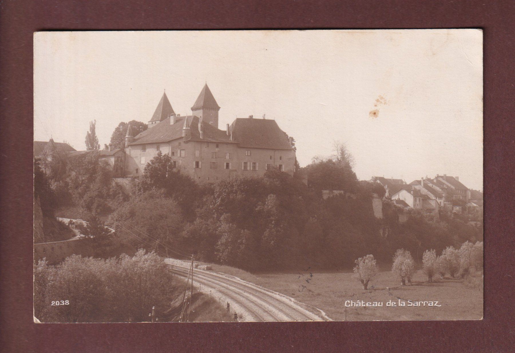 Ansichtskarten: Château de LA SARRAZ - 1913 – Gebraucht aus Pully von nicecards-shop