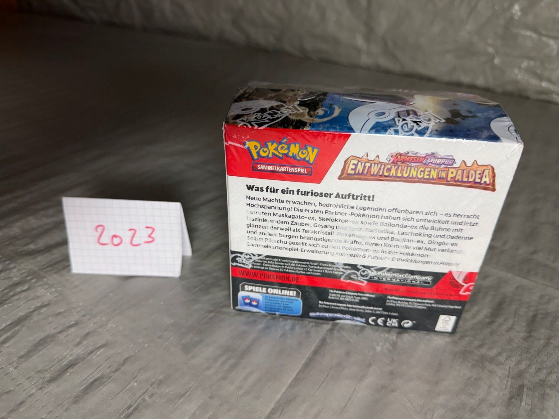 Pokémon Carte collezionabili: POKEMON-DISPLAY-ENTWICKLUNGEN IN PALDEA-2023-DE – Nuovo e nell'imballaggio originale da Frick venduto da RC2367 2
