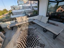 Garten Lounge, Gartensofa wie neu, klein, praktisch, elegant