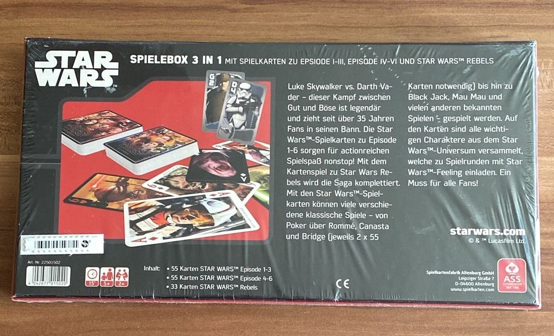 Disney Giochi: Star Wars Spielebox 3 in 1 – Nuovo e nell'imballaggio originale da Wagenhausen venduto da Svema 1