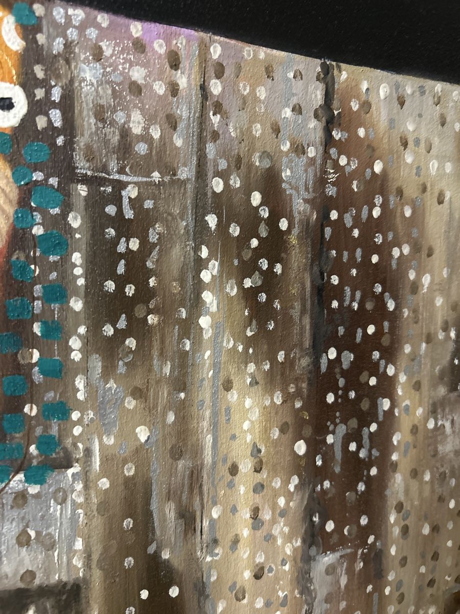Gemälde: Gemälde im Stil von Gustav Klimt, Ölgemälde – Gebraucht aus Glarus von KunstWerkEr-LS87 5