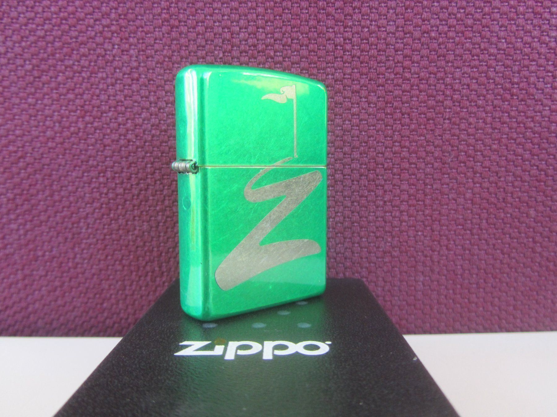 Zippo Accendini: Zippo Green Golf NEUF – Nuovo e nell'imballaggio originale da Pampigny venduto da Calypso06