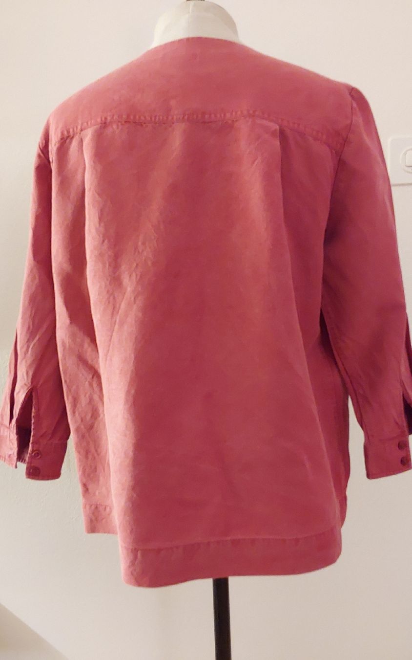 Caroll Camicette: Bluse Tunika Leinen rot Caroll 42 – Usato da Köniz venduto da scopello12 4