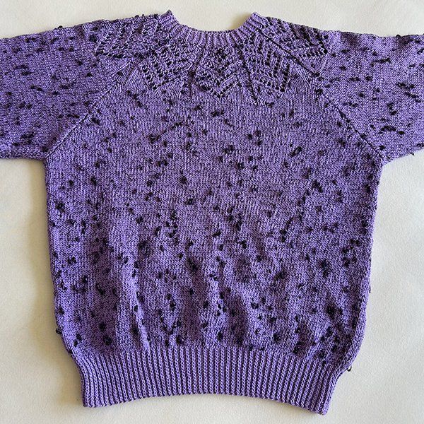Pullover & Sweatshirts: VIOLETT | Handgestrickter Pullover S | Strickpulli Vintage – Gebraucht aus Engelburg von Rmueller 5