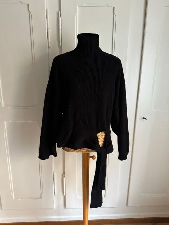 ZARA - Strickpullover schwarz oversized S