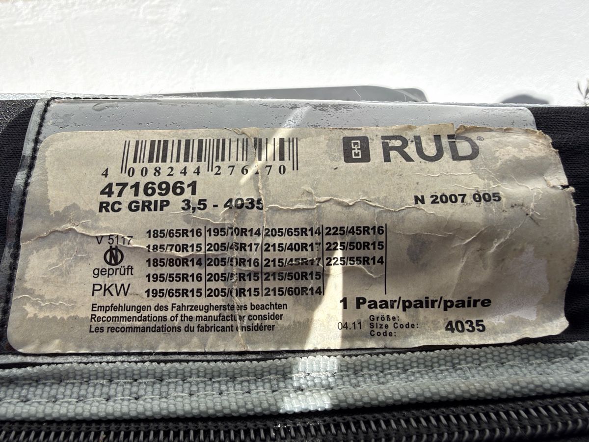 Rud Catene da neve: Schneeketten RUD Compact Grip – Usato da Magglingen/Macolin venduto da Babswilli1001 1