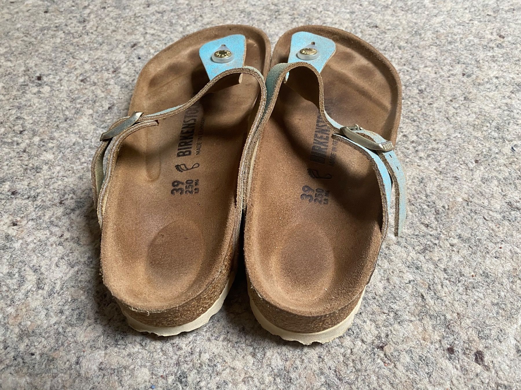 Birkenstock Chaussures femmes: Birkenstock Gizeh Leder Gr. 39 – D'occasion à Wattwil par edel88 3