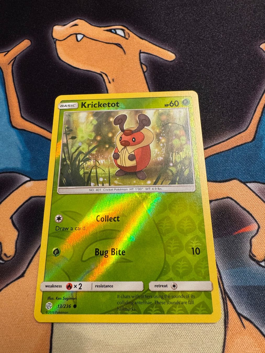 Pokémon Sammelbilder & Trading cards: Kricketot (CEC 13) - Reverse Holo - Cosmic Eclipse – Neu (gemäss Beschreibung) aus Bülach von Pfrenzel