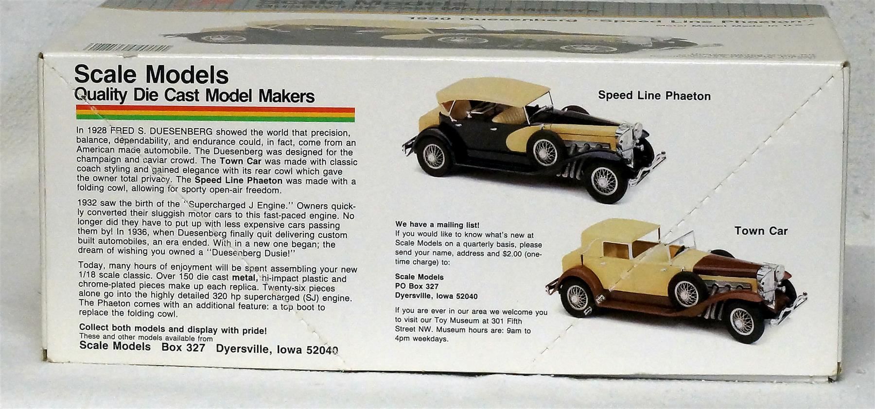 Modellini d'auto: 1930 Duesenberg, Scale Models, Metall – Nuovo e nell'imballaggio originale da Rhäzüns venduto da Nina01 1