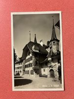 Ansichtskarte Büren a. A. Schloss, mit Adresse, unfrankiert
