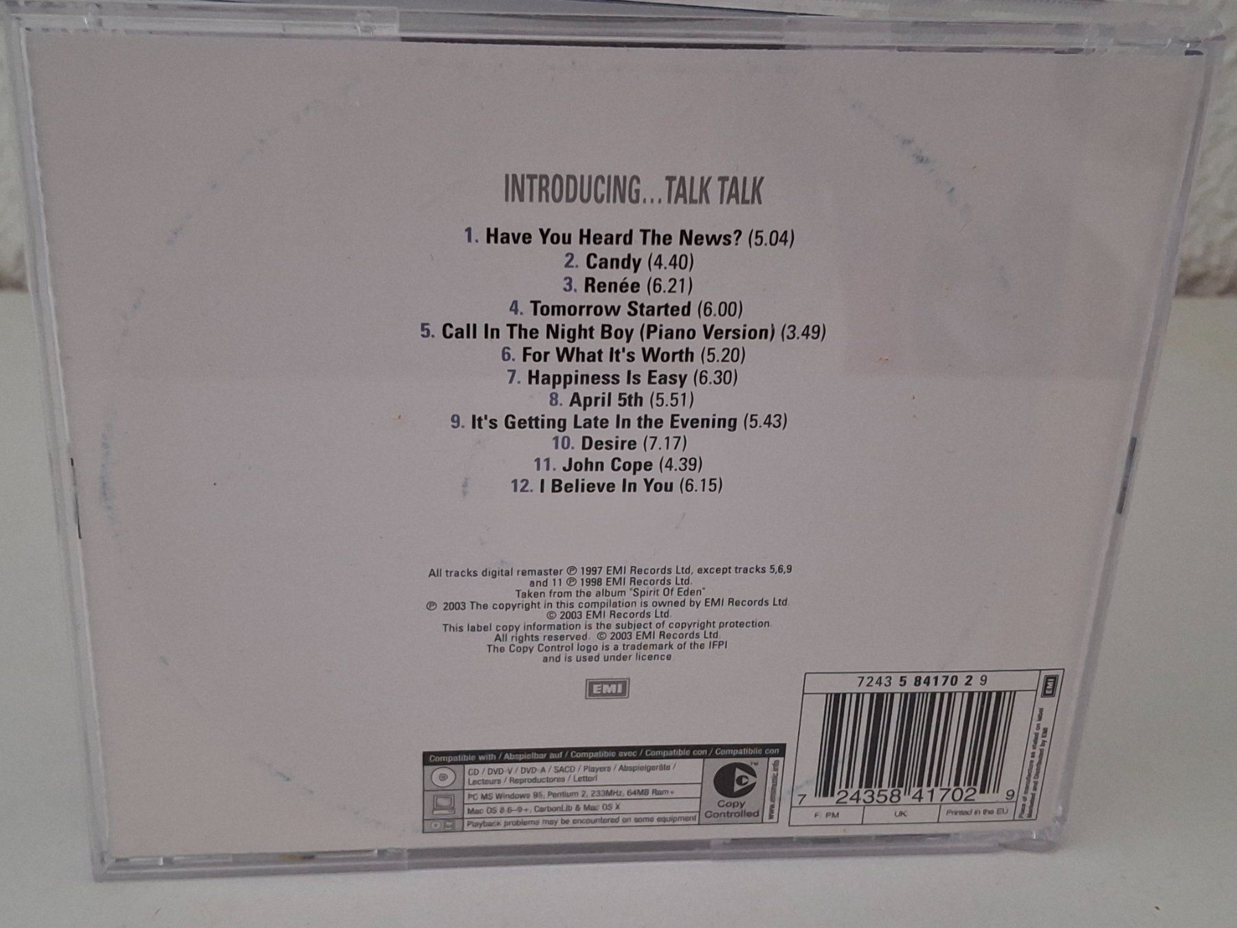CDs: CD  Talk Talk - Introducing – D'occasion à Aarberg par Jackup1 1