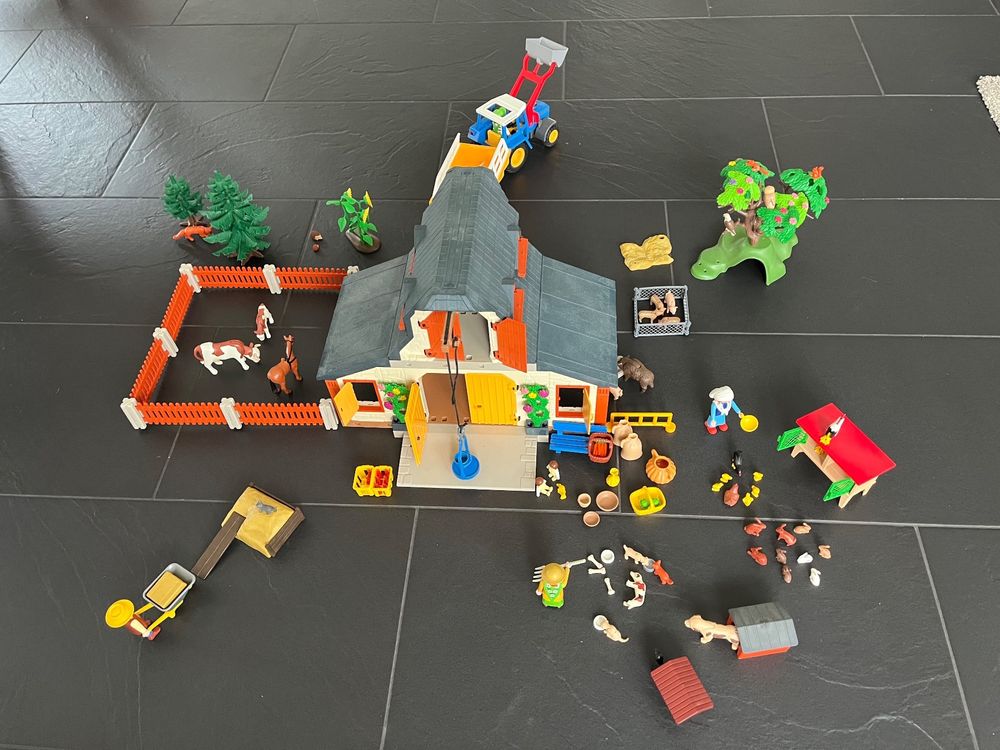 Boîte PLAYMOBIL 3072 De 1999 + Complément - Occasion (scotch Sur Boîte)