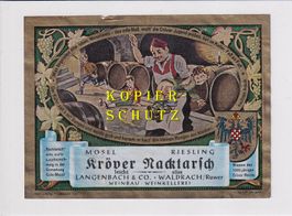 Etikette - Kröver Nacktarsch (Langenbach) /bd