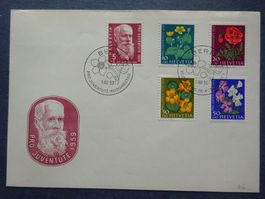 1959 Pro Juventute FDC - Adresslos