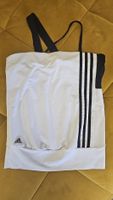 Sportliches Adidas Top Grösse 38 weiss/schwarz