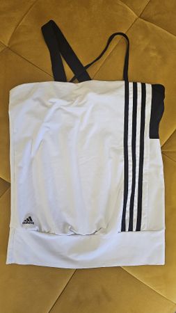 Sportliches Adidas Top Grösse 38 weiss/schwarz