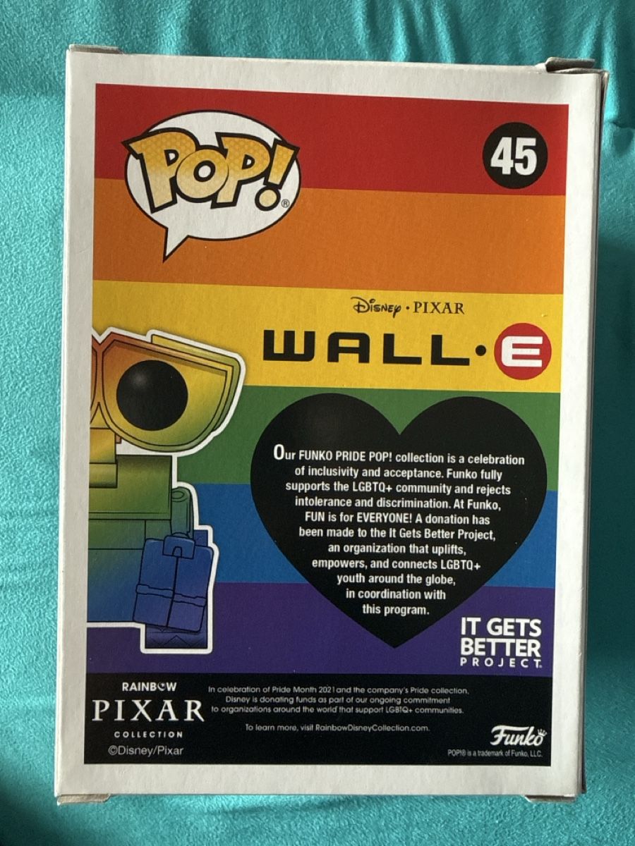 Funko Statuette: Funko Pop Wall-E Pride 45 Disney Pixar neuf – Usato da Genève venduto da fat_8jwz 1