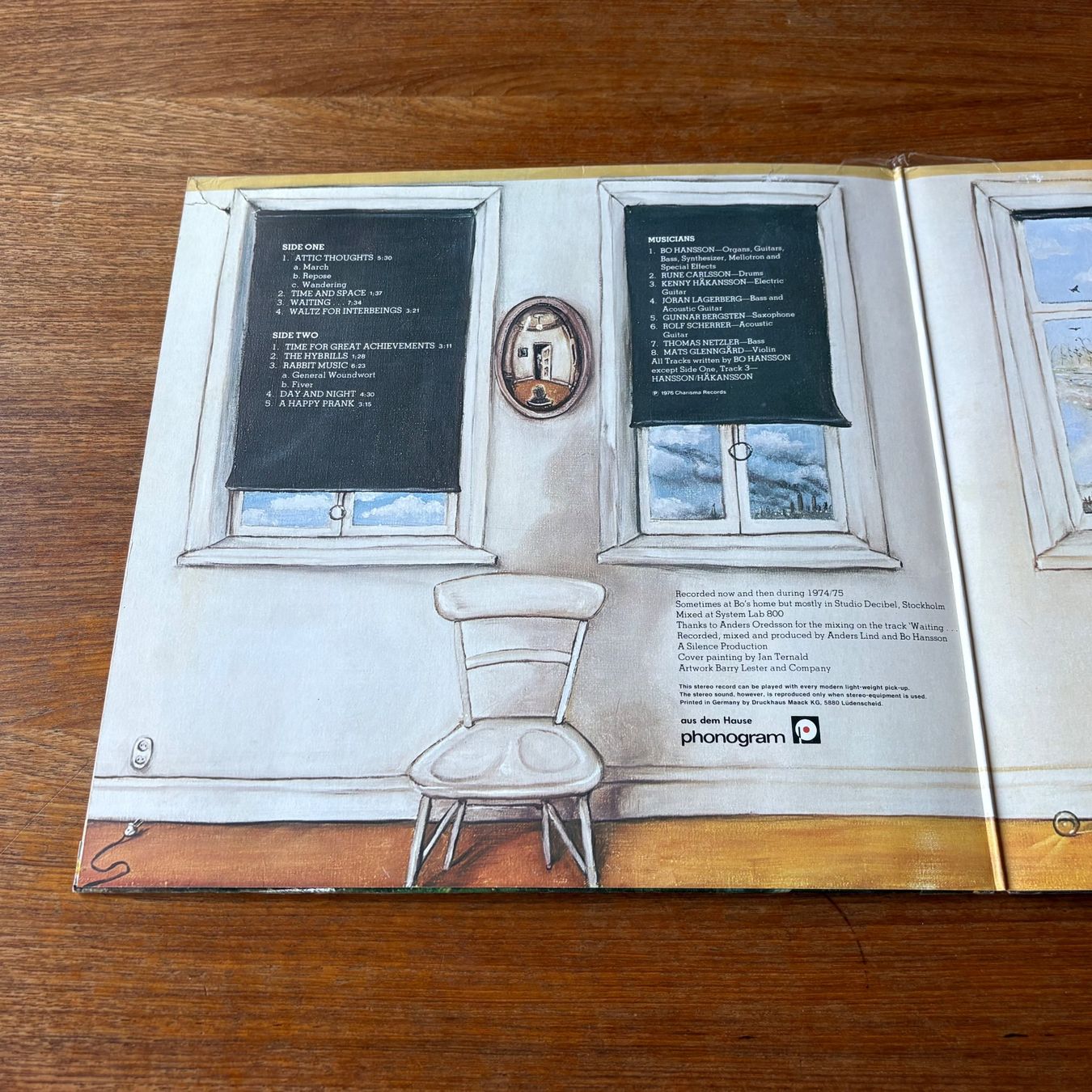 Dischi in vinile: Bo Hansson – Attic Thoughts – Usato da Zürich venduto da gaal7 3