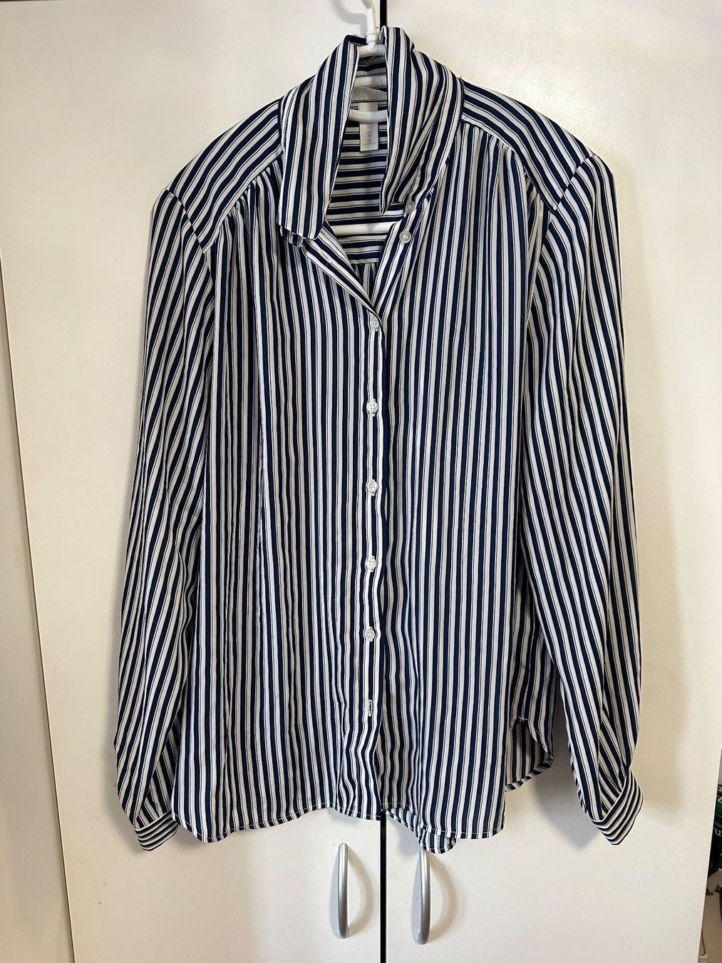 H&M Camicette: Blau - weisses Hemd (38) – Usato da Schaan venduto da Hermine2018