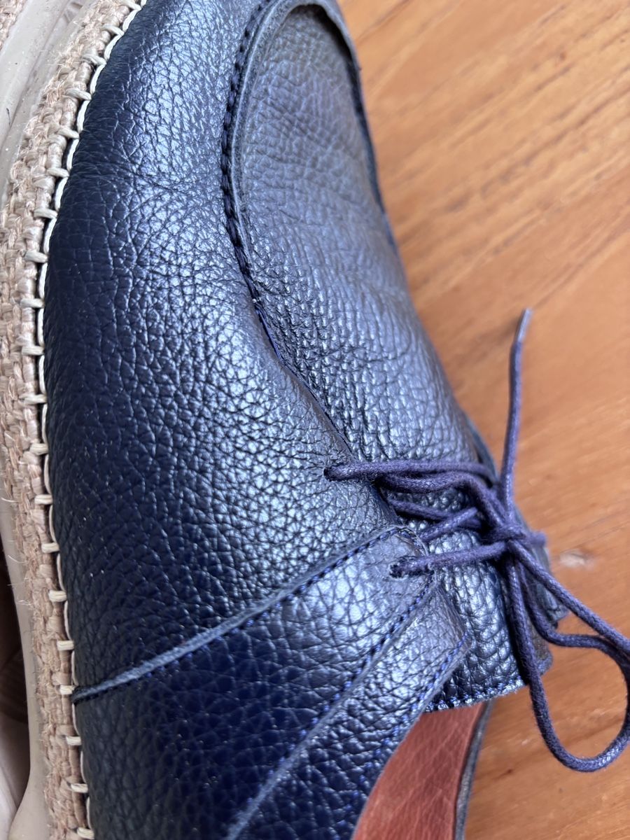 Scarpe da uomo: Blue Leather Summer Shoes – Usato da Zürich venduto da Grothschild 5