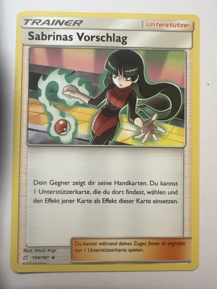 Pokémon Sammelbilder & Trading cards: Sabrinas Vorschlag Pokémon  – Gebraucht aus Frauenfeld von mwguv