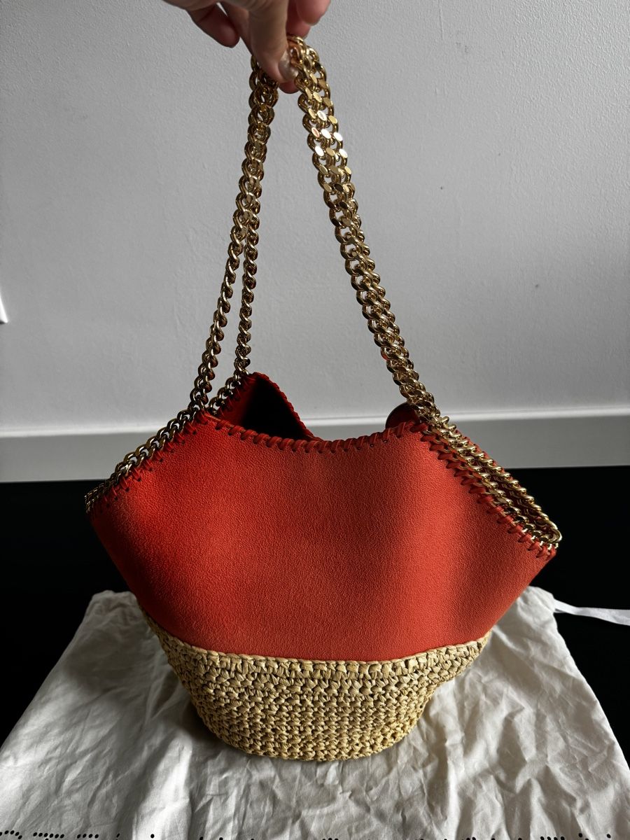 Stella McCartney Borse da donna: Stella McCartney Raffia Tote Bag – Usato da Killwangen venduto da was.sharp 2