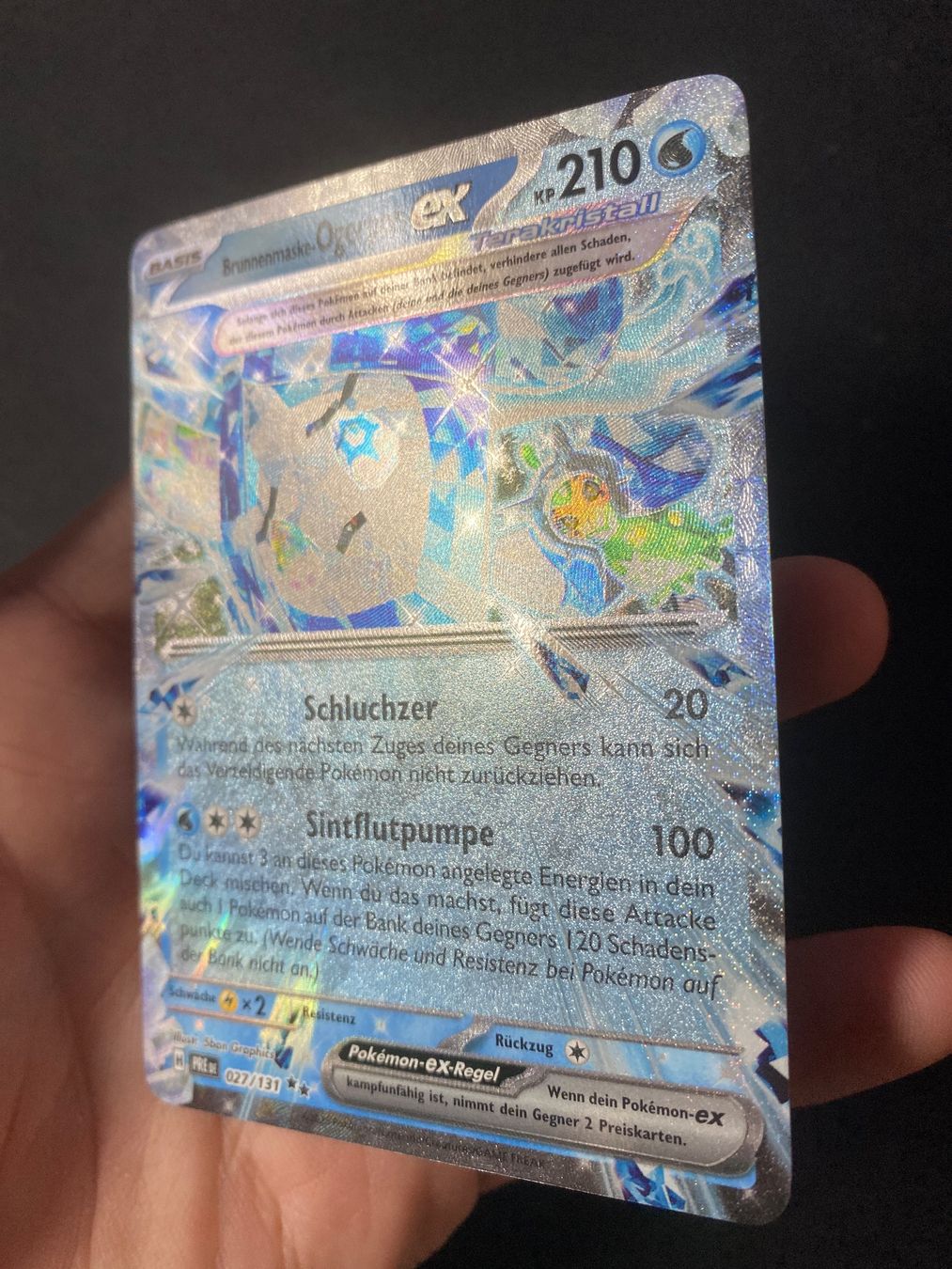 Pokémon Sammelbilder & Trading cards: Brunnenmaske Ogerpon ex 27 - Prismatic Evolutions - DE – Neu (gemäss Beschreibung) aus Hausen AG von Shrade 1