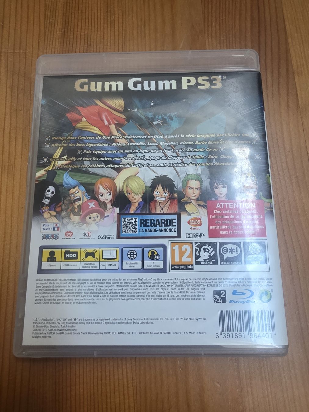 Jeux: One Piece Pirate Warriors PS3 – D'occasion à Chavornay par Crash37 1